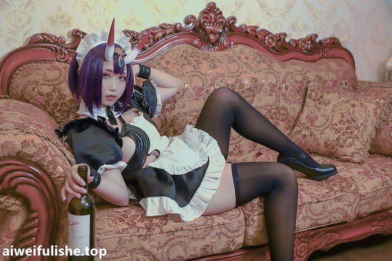 贞子蜜桃-酒吞童子 女仆 [20P-118MB] cosplay美女-第1张