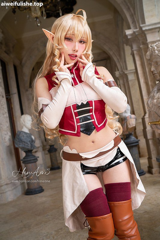 雨波_HaneAme-Elinalise Dragonroad [46P-95MB] cosplay美女-第7张