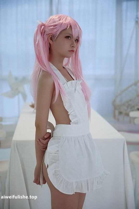 G44不会受伤-小黑围裙[20p48M] cosplay美女-第5张