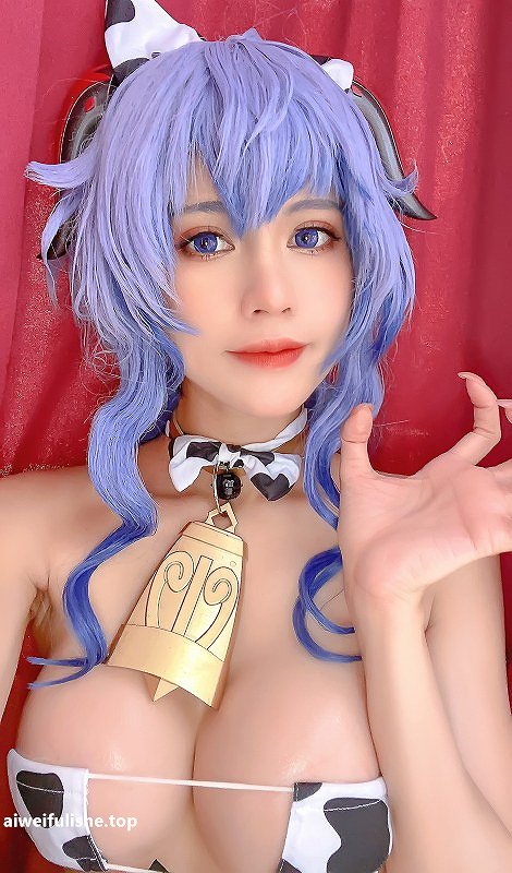 PingPing-Ganyu Cowgirl [14P-29MB] 内衣-第4张