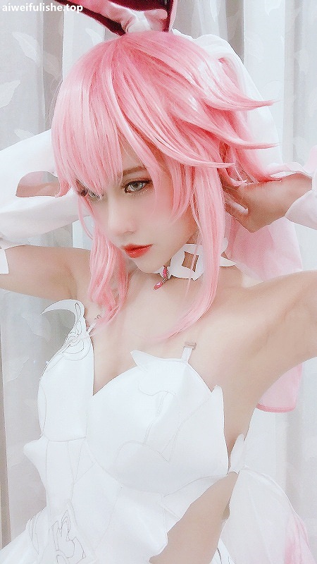 PingPing-Yae Sakura Wedding dress [13P1V-144MB] cosplay美女-第1张