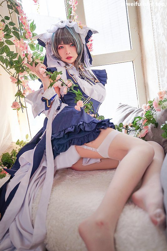 可可老师-柴郡 [16P-177MB] 白丝写真-第5张
