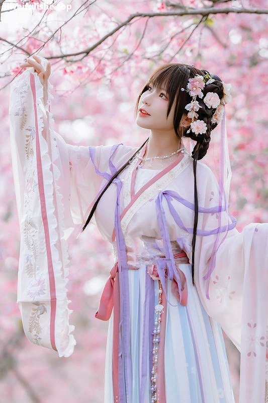 Nyako喵子-樱花汉服 花神祈愿 [52P-219MB] 清纯可爱-第4张