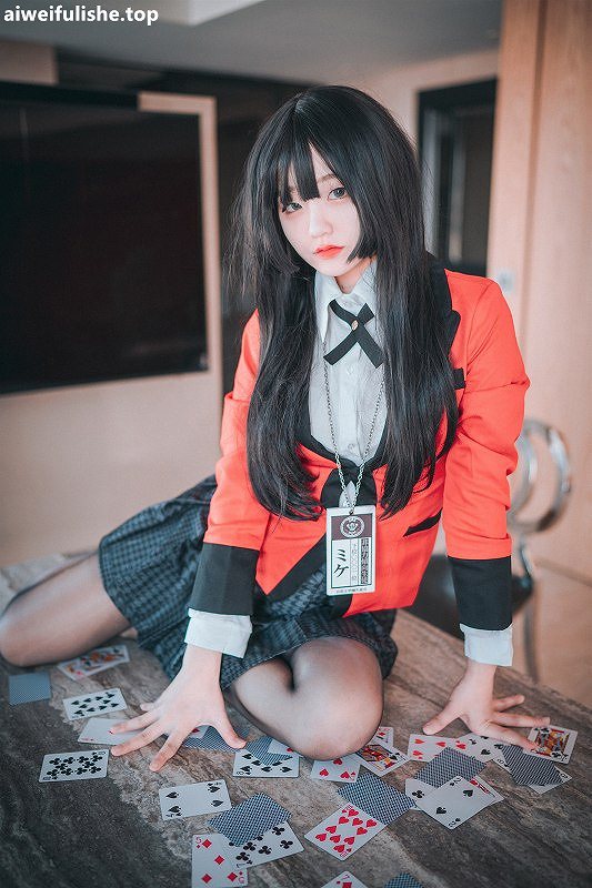 韩国美女Jenny [DJAWA] Gambling with Yumeko[29p41M] JK制服-第6张