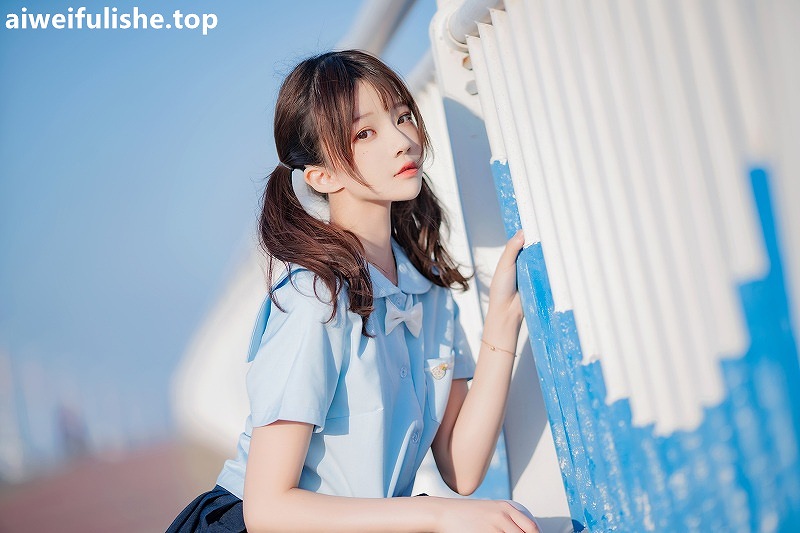 桜桃喵-蔚蓝 [33P-608MB] JK制服-第1张