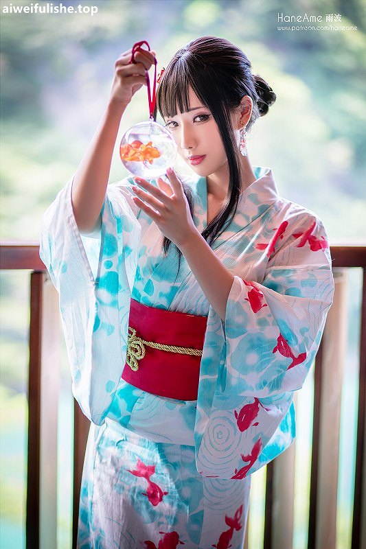 雨波_HaneAme-温泉写真[100p-146M] 和服-第5张