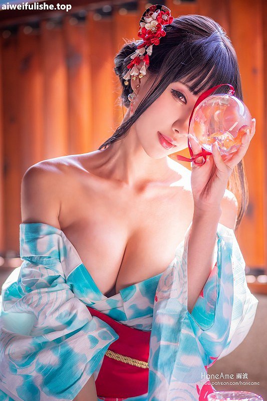 雨波_HaneAme-温泉写真[100p-146M] 和服-第8张