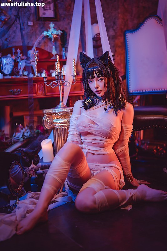雯妹不讲道理-4月舰长《木乃伊》[36P-514MB] cosplay美女-第6张