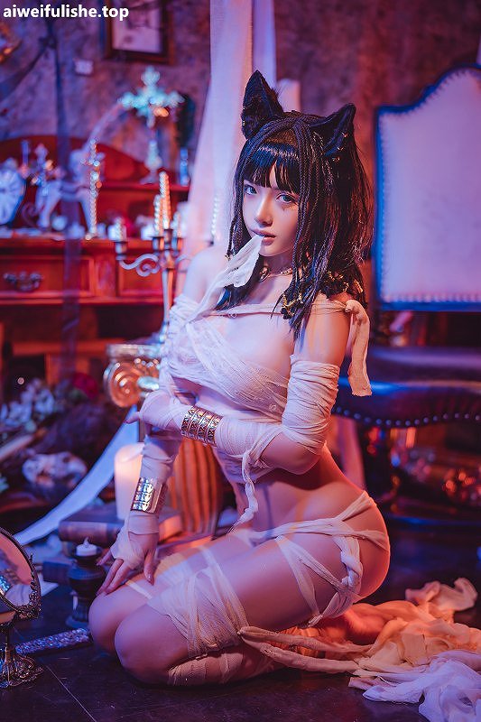 雯妹不讲道理-4月舰长《木乃伊》[36P-514MB] cosplay美女-第6张