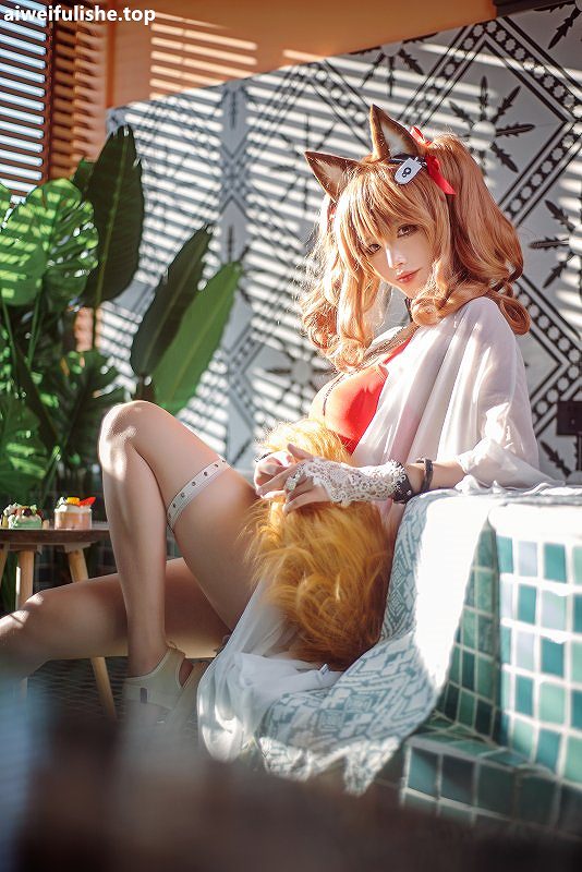 工藤新伍-安洁莉娜 夏卉泳装 (Angelina Arknights) [24P-382MB] 明日方舟-第5张