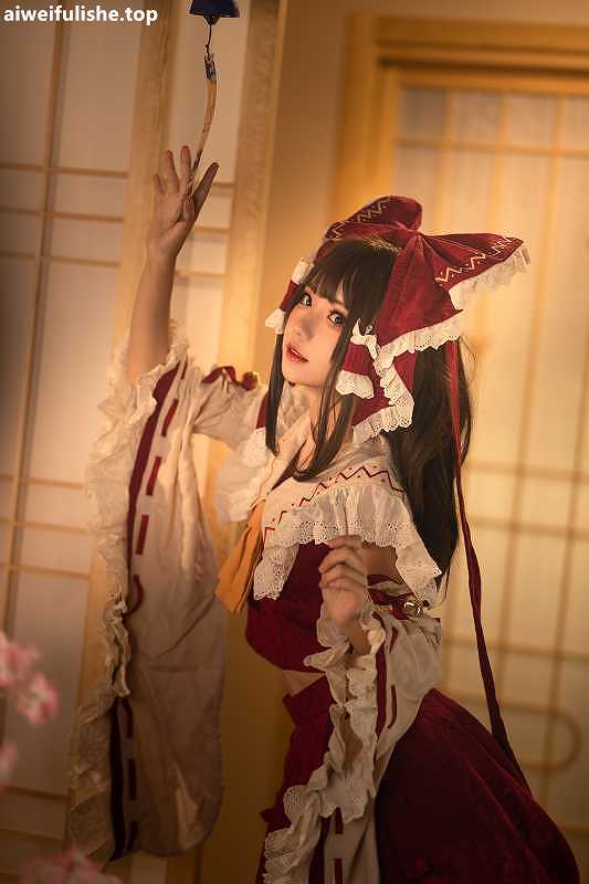花柒Hana-森森仙灵梦梦[12p39M] cosplay美女-第3张