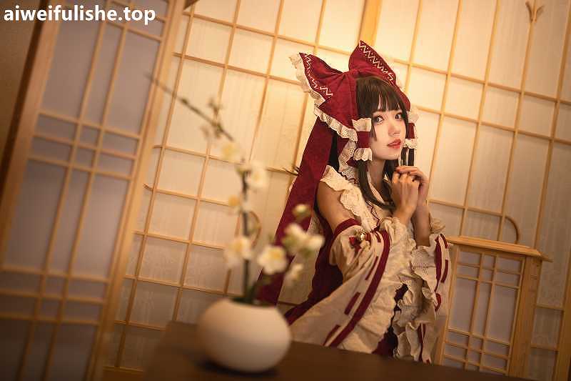 花柒Hana-森森仙灵梦梦[12p39M] cosplay美女-第1张