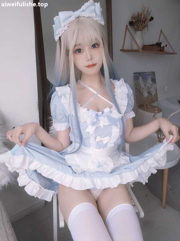 蜜汁猫裘-蓝baby[27P2V-408MB] 内衣-第6张