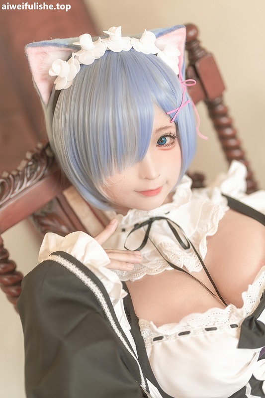 蠢沫沫-猫耳雷姆[33p311M] 女仆-第6张