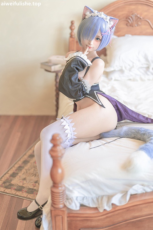 蠢沫沫-猫耳雷姆[33p311M] 女仆-第3张