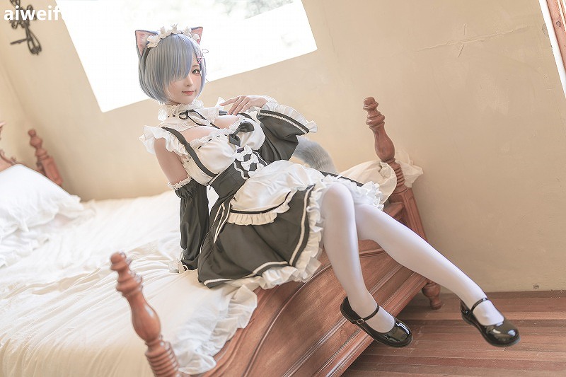 蠢沫沫-猫耳雷姆[33p311M] 女仆-第2张