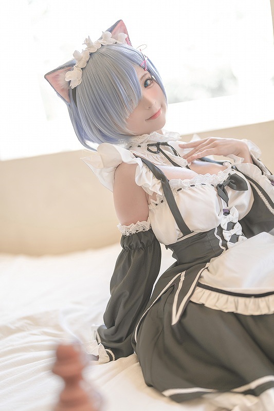 蠢沫沫-猫耳雷姆[33p311M] 女仆-第6张