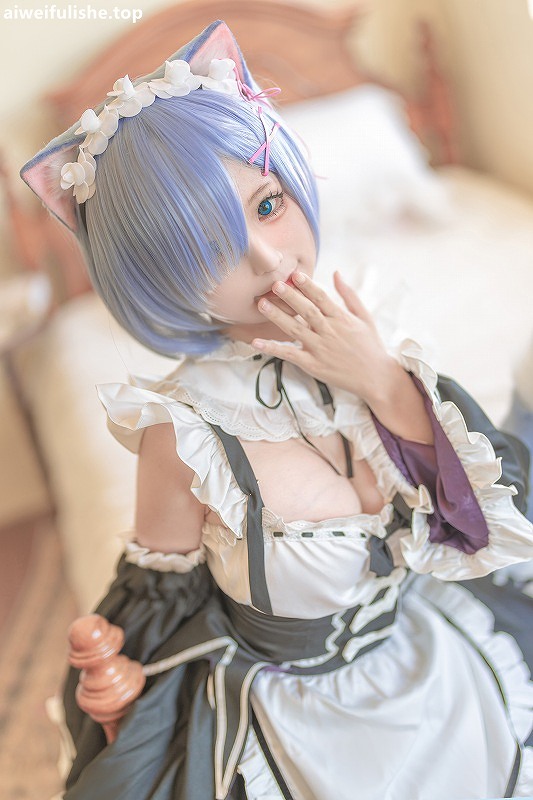 蠢沫沫-猫耳雷姆[33p311M] 女仆-第4张