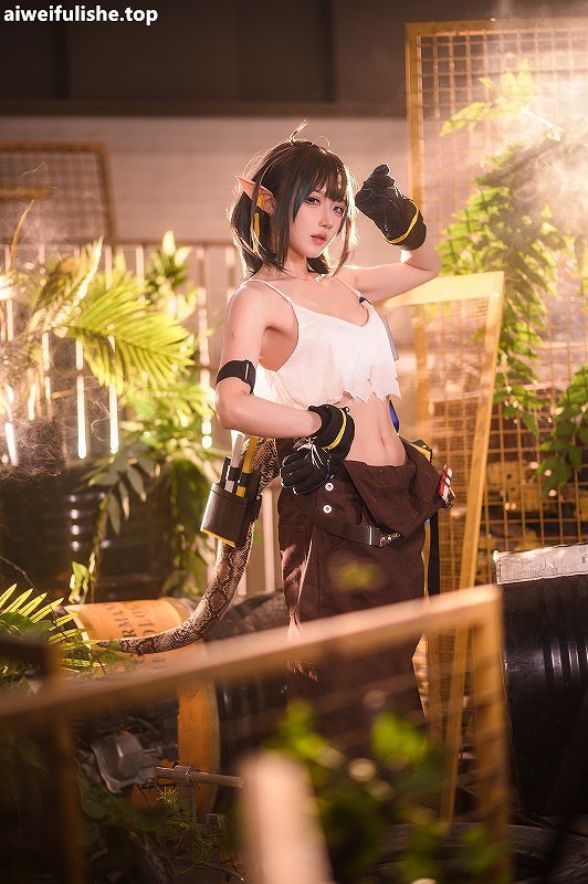 阿包也是兔娘-06月舰长 明日方舟 森蚺[33P-506MB] 性感诱惑-第5张