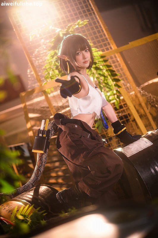 阿包也是兔娘-06月舰长 明日方舟 森蚺[33P-506MB] 性感诱惑-第4张