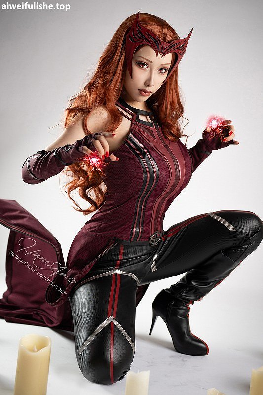 雨波_HaneAme-漫威 绯红女巫 [45P-152MB] cosplay美女-第4张