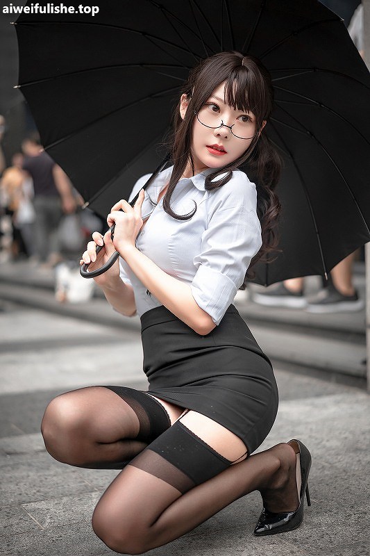 香草喵露露-丝袜西装诱惑[25p295M] OL制服-第5张
