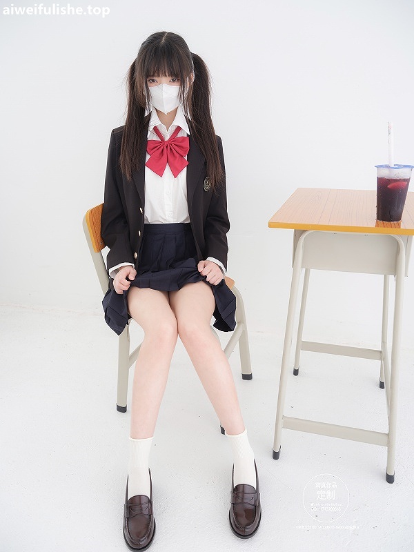 【紧急企划】EX-006 见希w 西式jk 白丝 [75P1V-4.04GB] JK制服-第9张