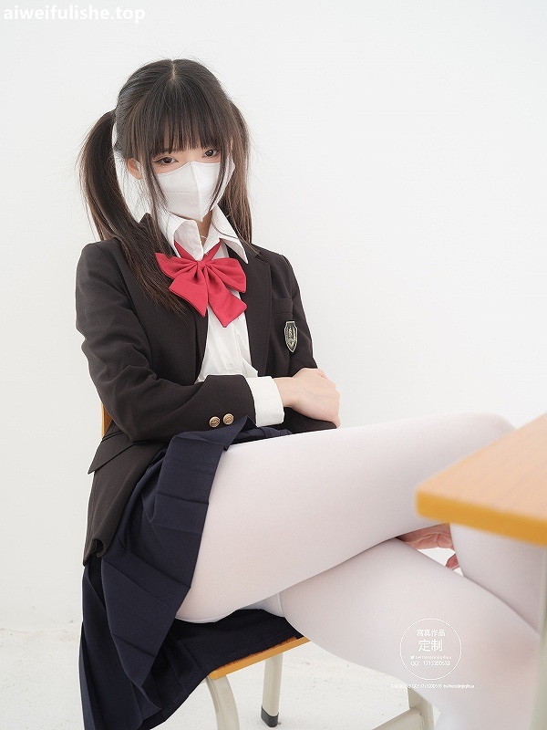 【紧急企划】EX-006 见希w 西式jk 白丝 [75P1V-4.04GB] JK制服-第7张
