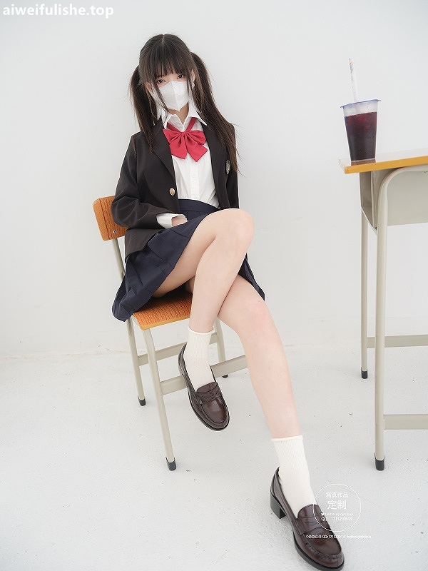 【紧急企划】EX-006 见希w 西式jk 白丝 [75P1V-4.04GB] JK制服-第8张