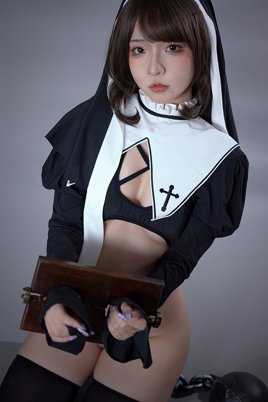 yuuhui玉汇-罪罚修女 [95P-453MB] 修女装-第3张