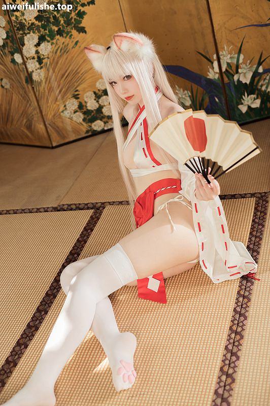 妖少-稻荷巫女[15p52M] cosplay美女-第6张