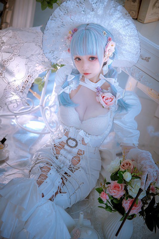 小野寺地瓜-纯白魔女 [15P-105MB] cosplay美女-第6张