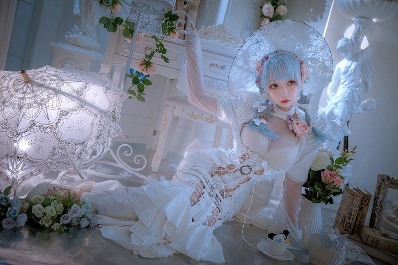 小野寺地瓜-纯白魔女 [15P-105MB] cosplay美女-第5张