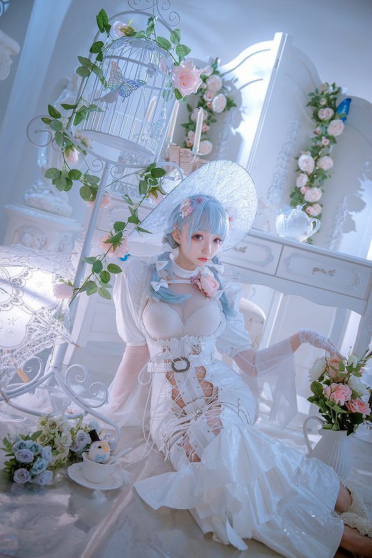 小野寺地瓜-纯白魔女 [15P-105MB] cosplay美女-第3张