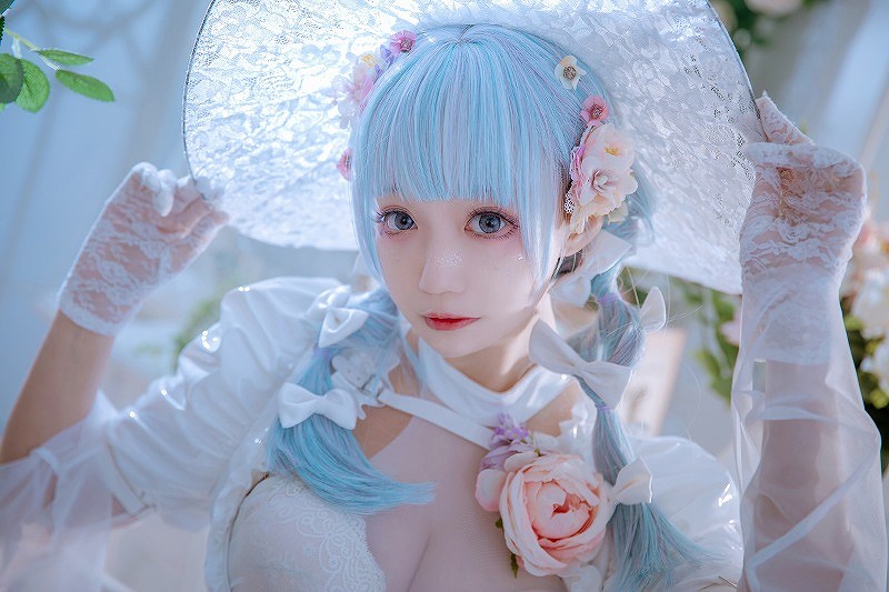 小野寺地瓜-纯白魔女 [15P-105MB] cosplay美女-第1张