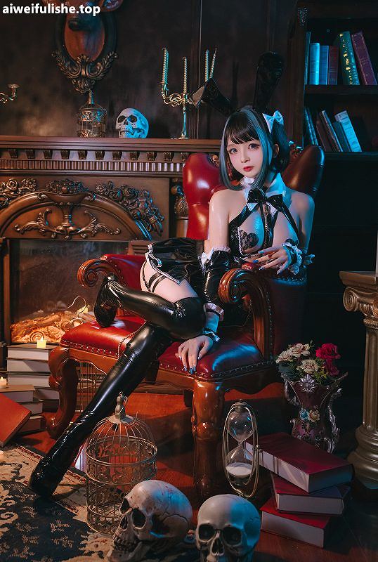 日奈娇-万圣恶魔皮衣 [66P-1.39GB] 兔女郎-第3张