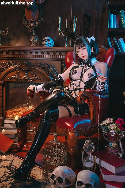 日奈娇-万圣恶魔皮衣 [66P-1.39GB] 兔女郎-第6张