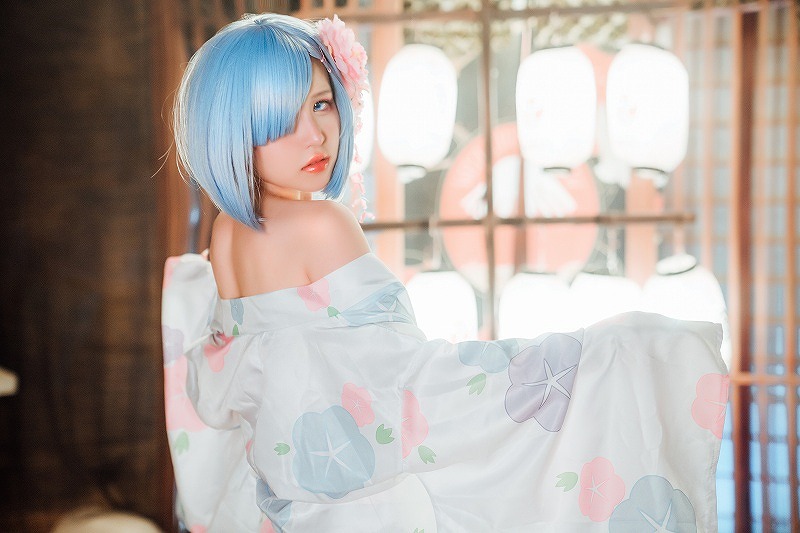 晕崽Zz-和服蕾姆 [46P1V-872MB] 和服-第3张