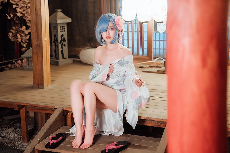 晕崽Zz-和服蕾姆 [46P1V-872MB] 和服-第4张