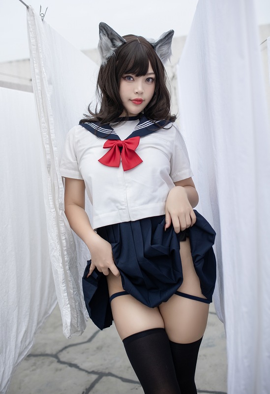 白烨-魅惑狼姐姐-室外 [63P11V-1.93GB] JK制服-第2张