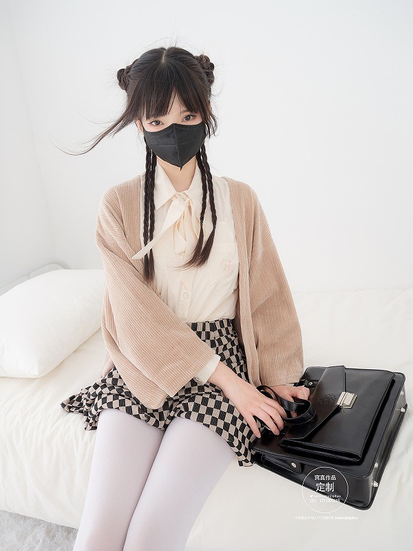 紧急企划#ex-007 见希w 民国制服 白丝 [88P1V-3.45GB] 清纯可爱-第3张