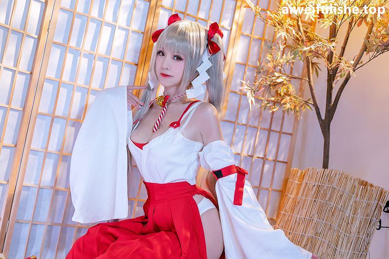 miko酱ww-可畏巫女[23p278M] 清纯可爱-第1张