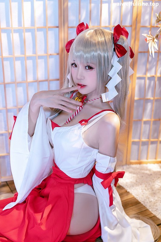 miko酱ww-可畏巫女[23p278M] 清纯可爱-第4张