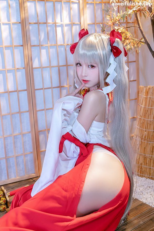 miko酱ww-可畏巫女[23p278M] 清纯可爱-第6张
