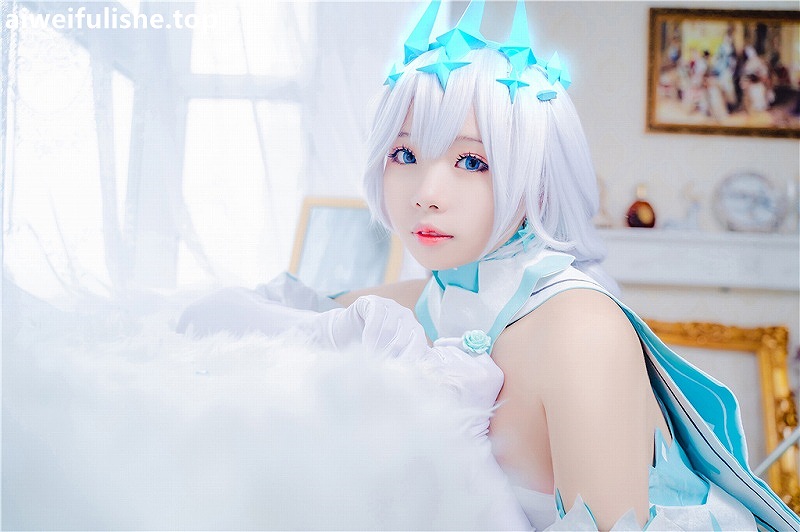 墨玉-M-琪亚娜 冬之公主 [40P-36MB] cosplay美女-第6张
