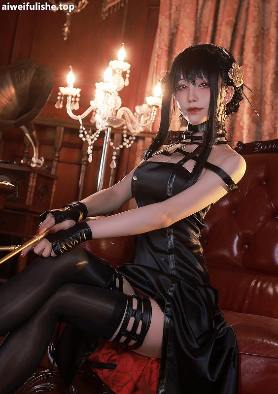 水淼Aqua-约尔 黑礼服 [65P-74MB] cosplay美女-第4张