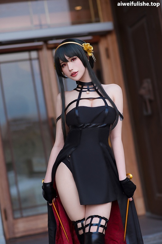 花リリ(Plant Lily)-Yor Forger [18P-33MB] cosplay美女-第3张