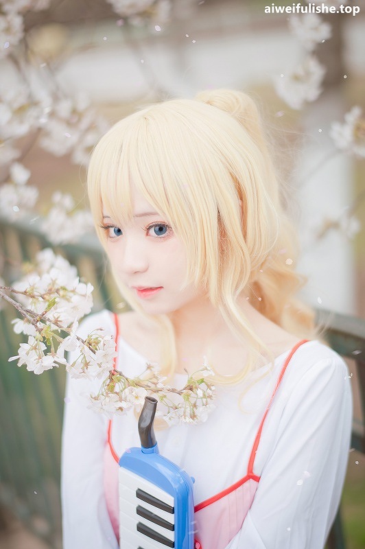 花柒Hana-宫园熏粉裙 [9P-87MB] cosplay美女-第6张