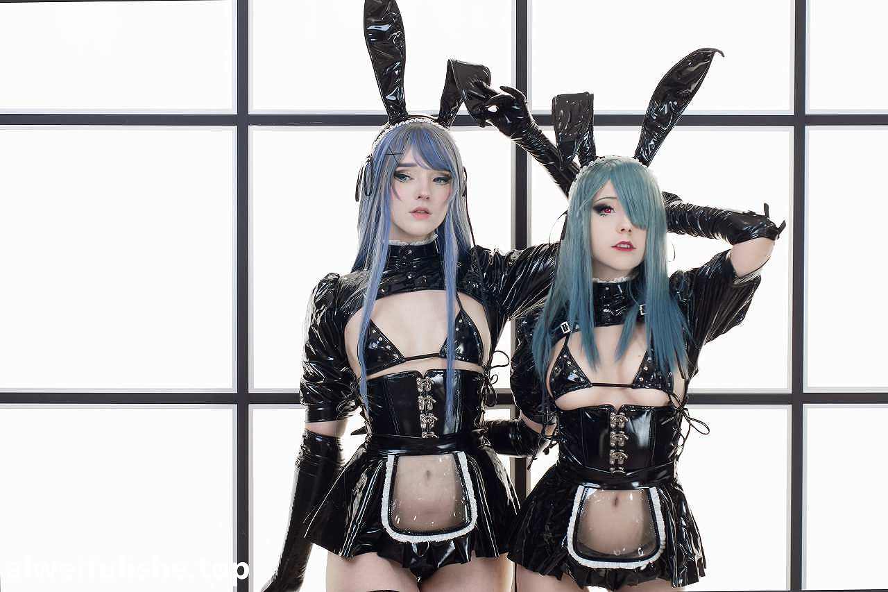 Candy Ball-Latex Bunny Twins [57P10V-713MB] 兔女郎-第5张