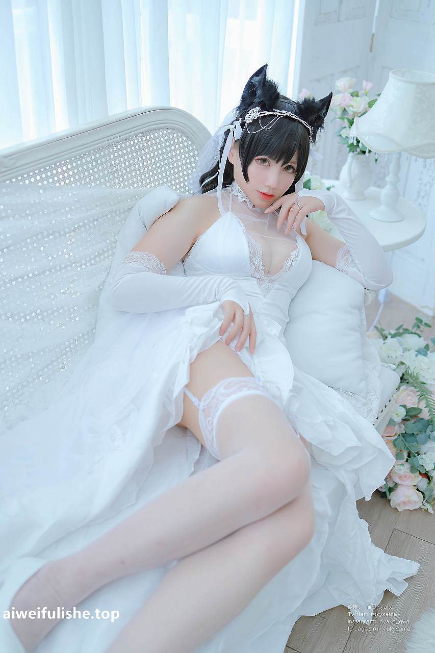 Nyako喵子-爱宕婚纱 [62P-192MB] 巨乳-第3张